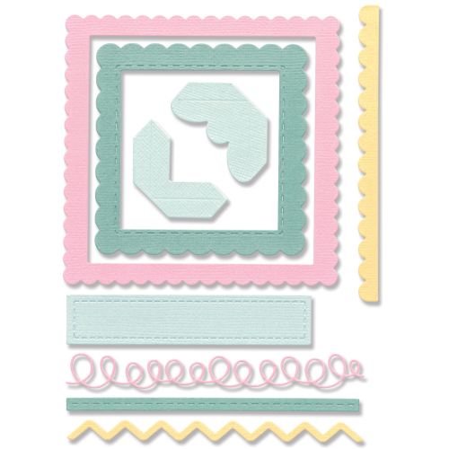Fabulous Frames and Borders Thinlits Die Set –  Sizzix Hot on Sale