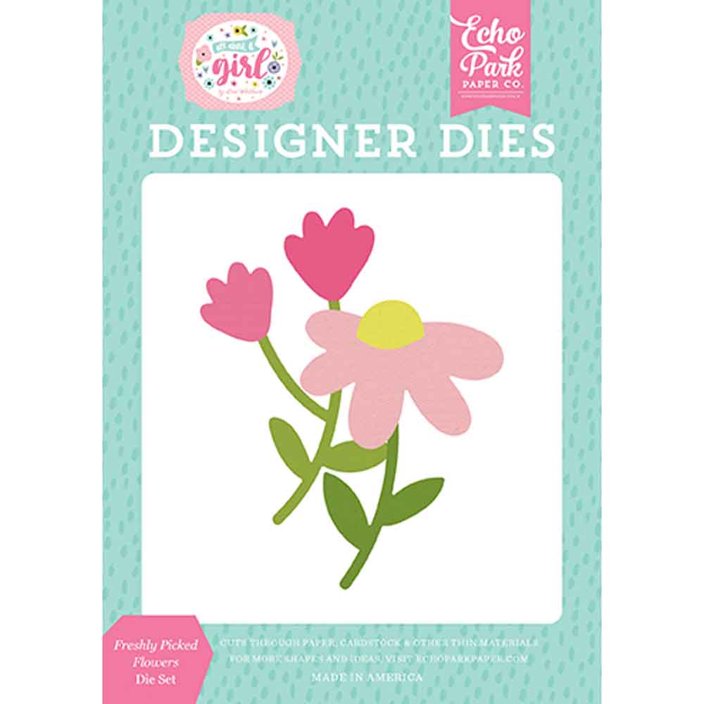 Freshly Picked Flowers Die Set – All About a Girl – Lori Whitlock – Echo Park on Sale