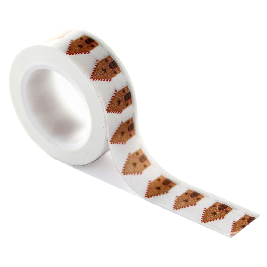 Have A Holly Jolly Christmas Washi Tape – Gingerbread Bakery- Echo Park Hot on Sale