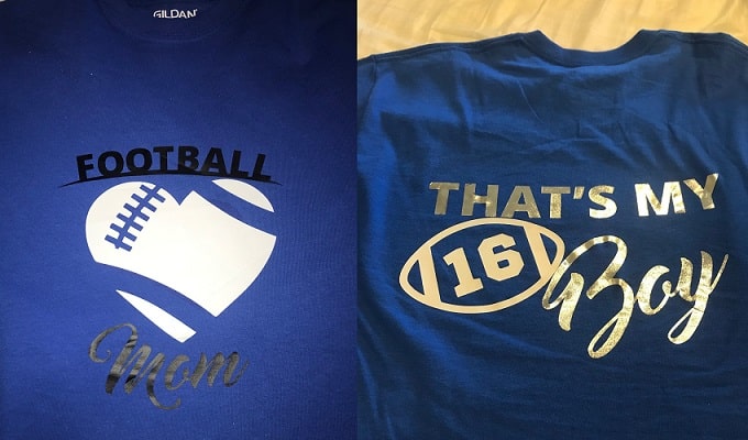 Football Mom T-shirt SVG Image File Download for Craft Projects Online