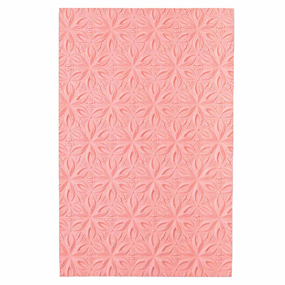 Geometric Flowers 3-D Textured Impressions Embossing Folder – Sizzix Discount