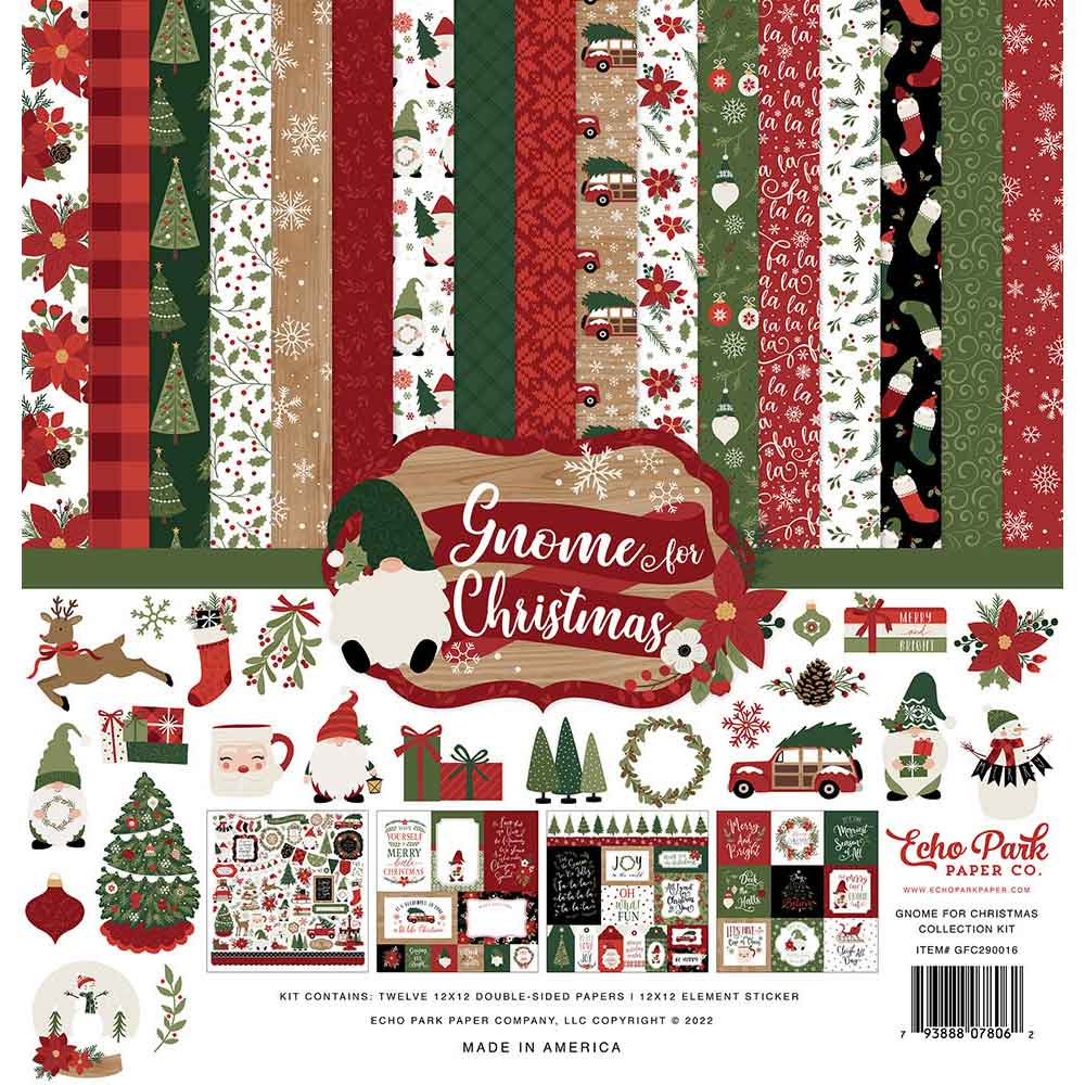 Gnome For Christmas Collection Kit – Echo Park Hot on Sale
