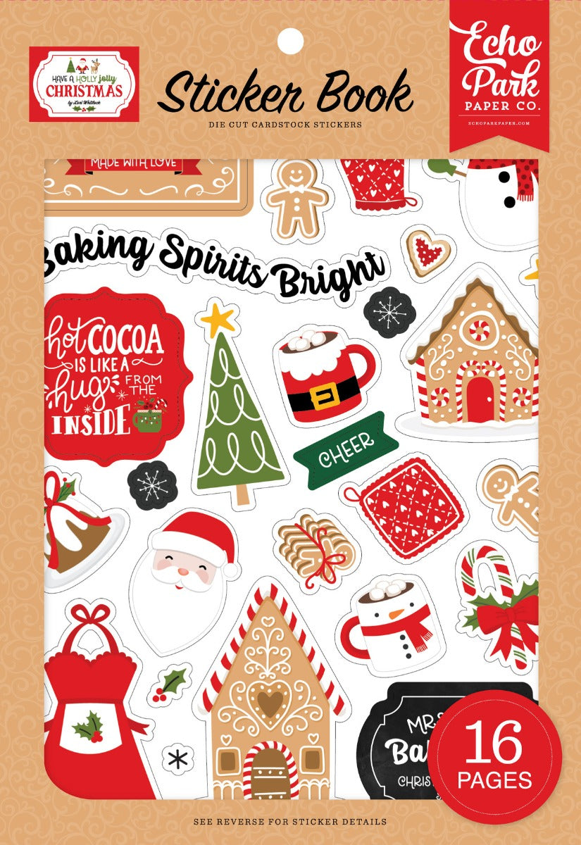 Have A Holly Jolly Christmas Sticker Book- Echo Park Online Hot Sale