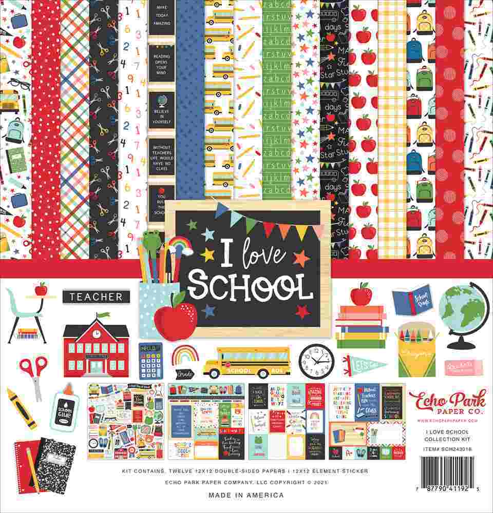 I Love School Collection Kit – Echo Park Online Hot Sale