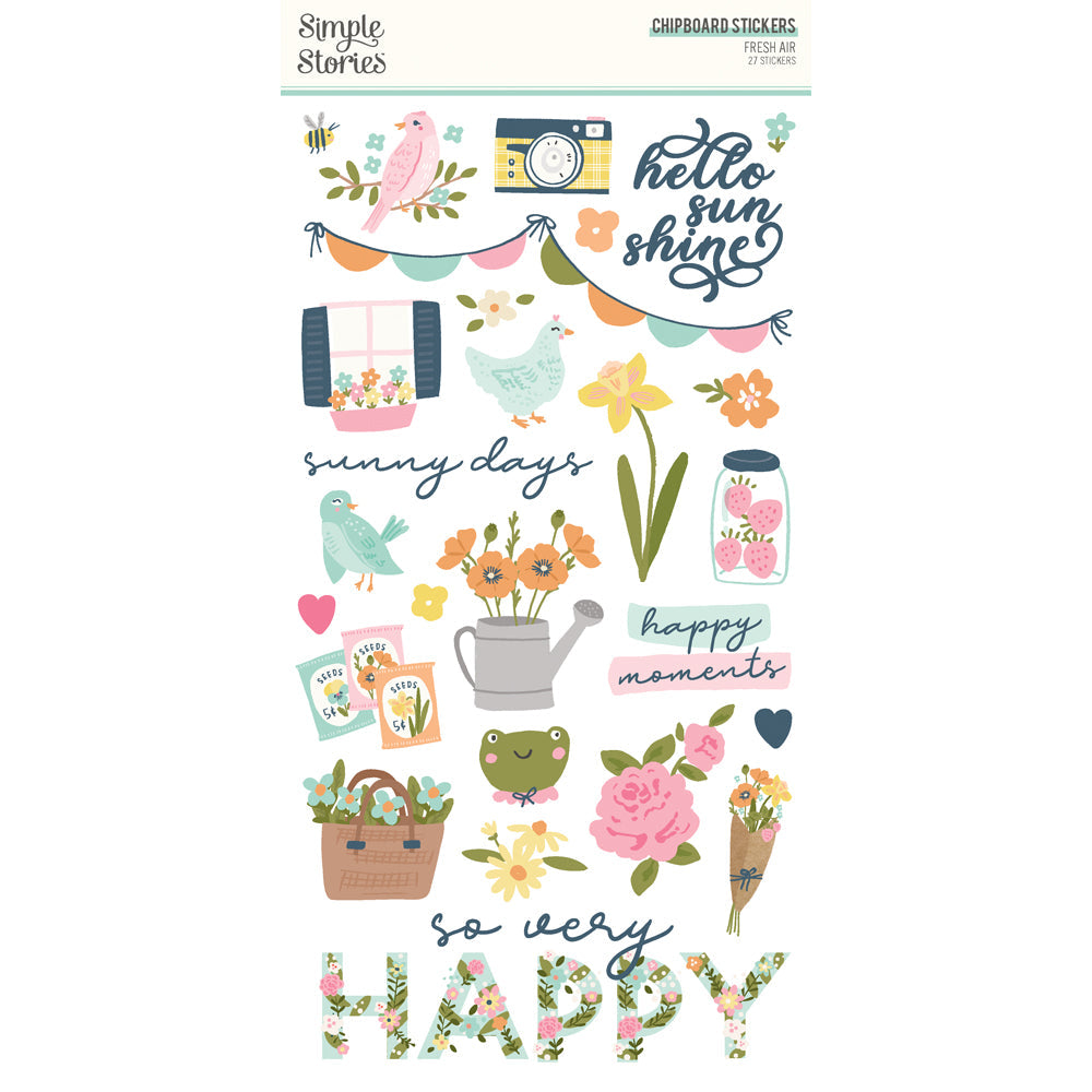 Fresh Air 6″ x 12″ Chipboard – Simple Stories Online