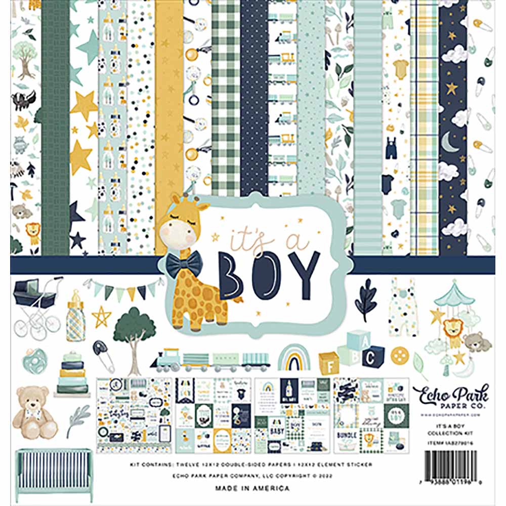 It’s a Boy Collection Kit – Echo Park Sale
