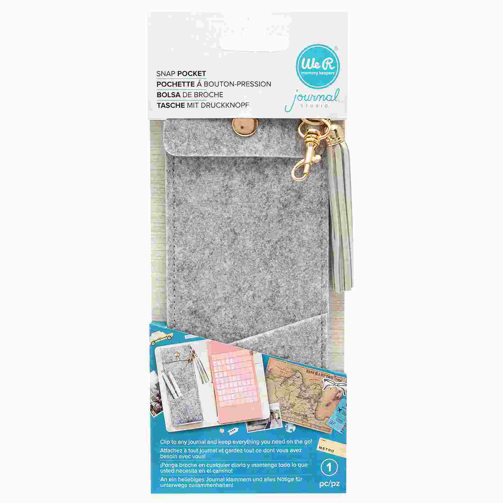 Felt Snap Pocket – Journal Studio – We R Memory Keepers Online Hot Sale