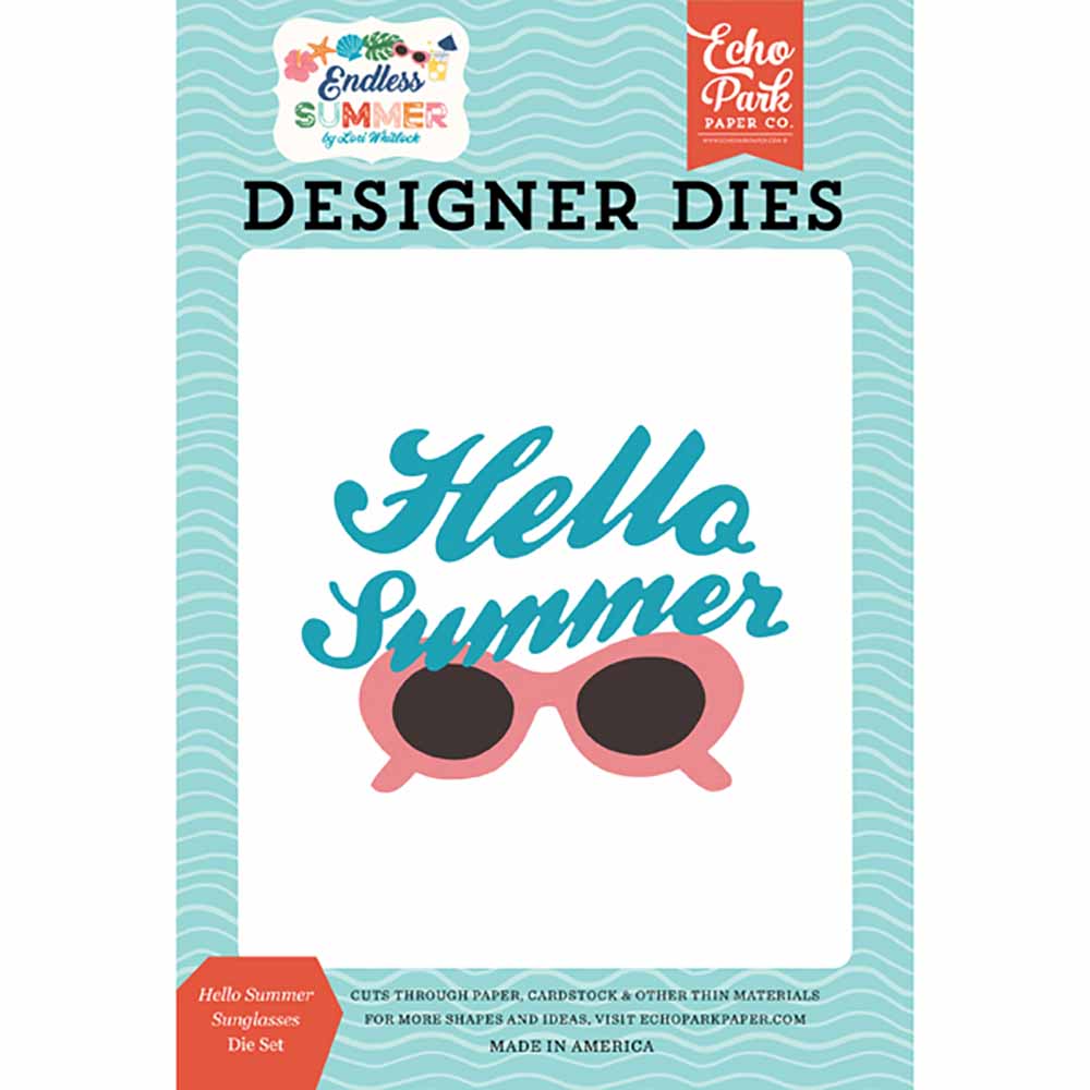 Hello Summer Sunglasses Die Set – Endless Summer – Echo Park Online now