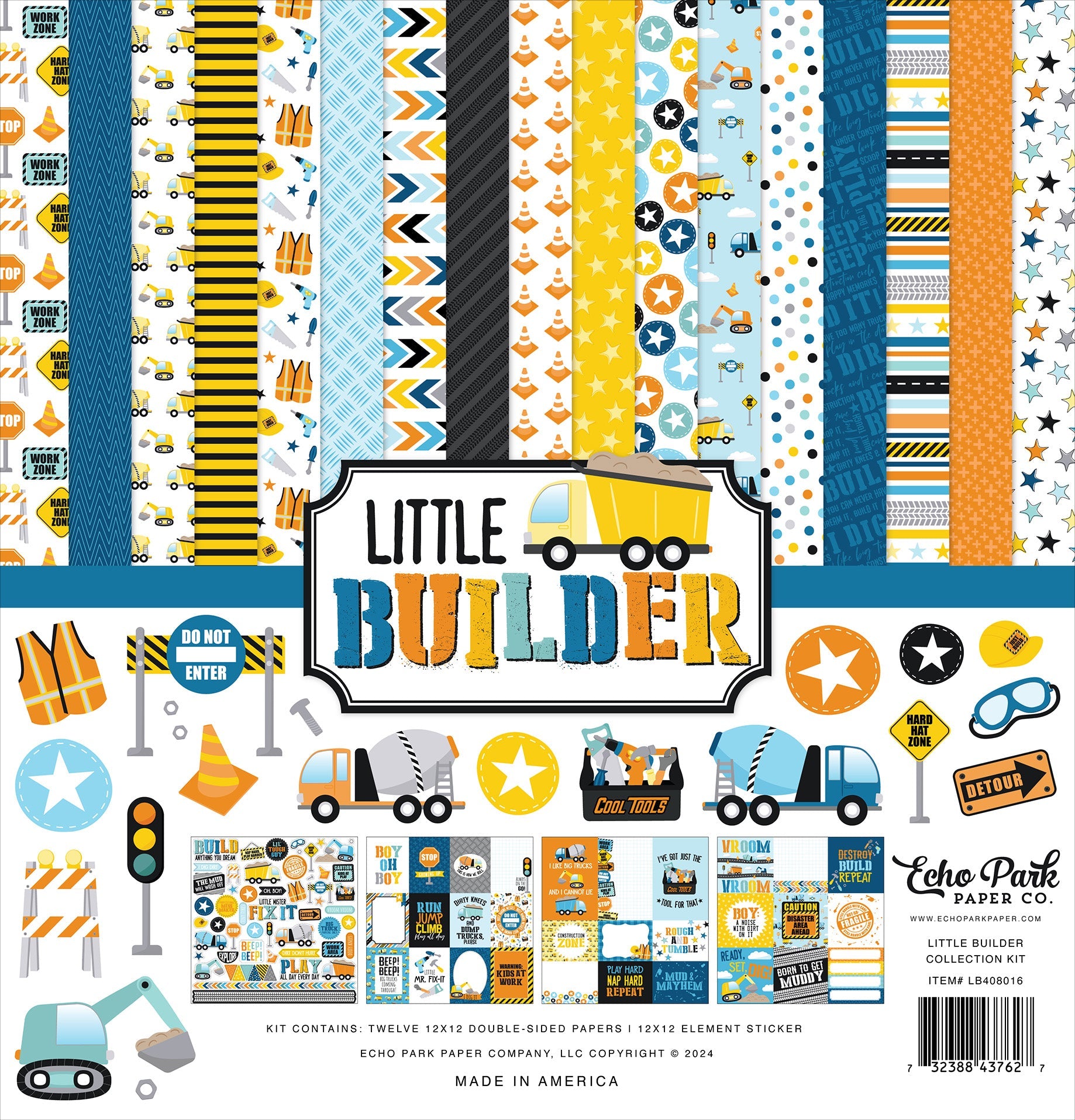 Little Builder 12″ x 12″ Collection Kit – Echo Park Online Sale