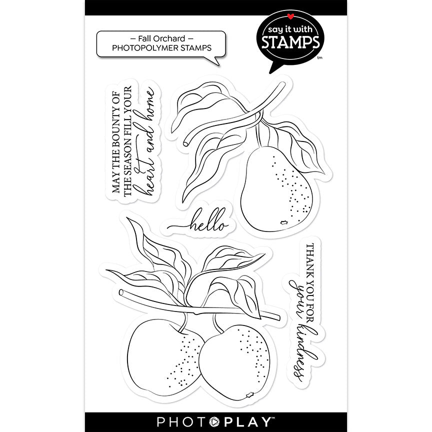 Fall Orchard 4″ x 6″ Stamps – PhotoPlay Supply