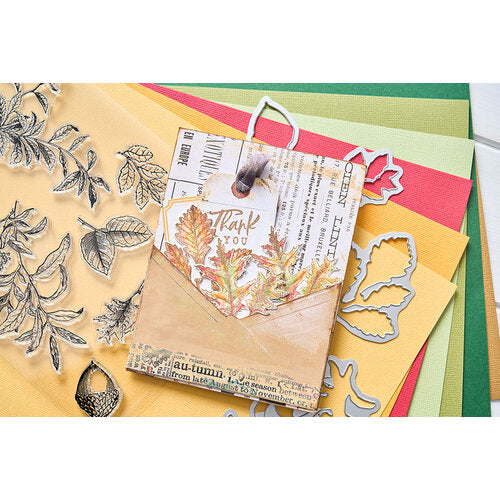 Forever Leaves Framelits Die Set w/ A5 Clear Stamps Set – 49 and Market – Sizzix Online Sale