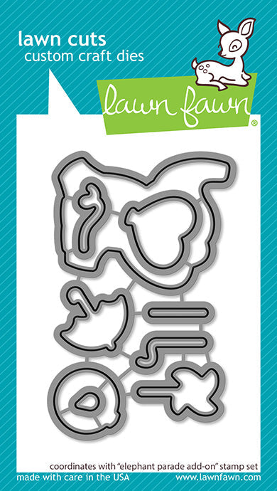 Elephant Parade Add-On-Lawn Cuts – Dies-Lawn Fawn Online