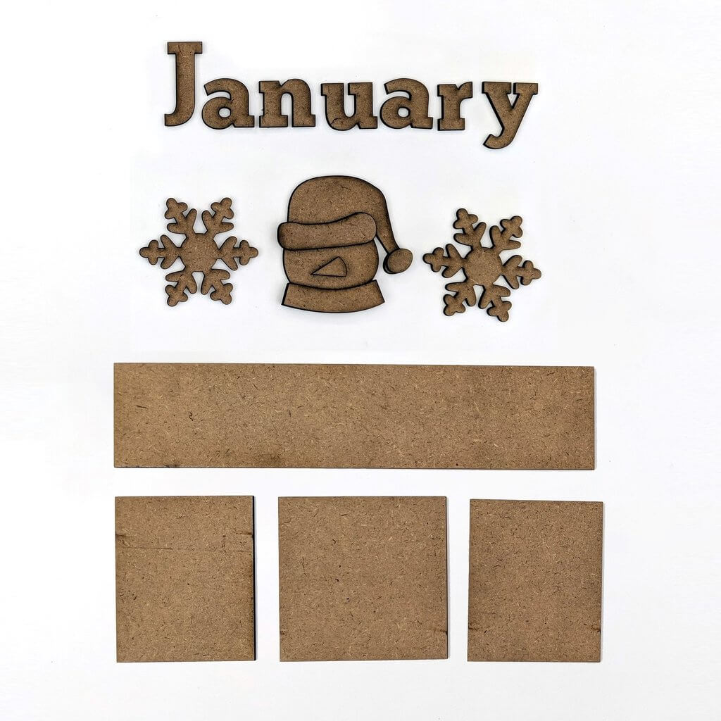January Magnetic Calendar – Foundations Decor Sale
