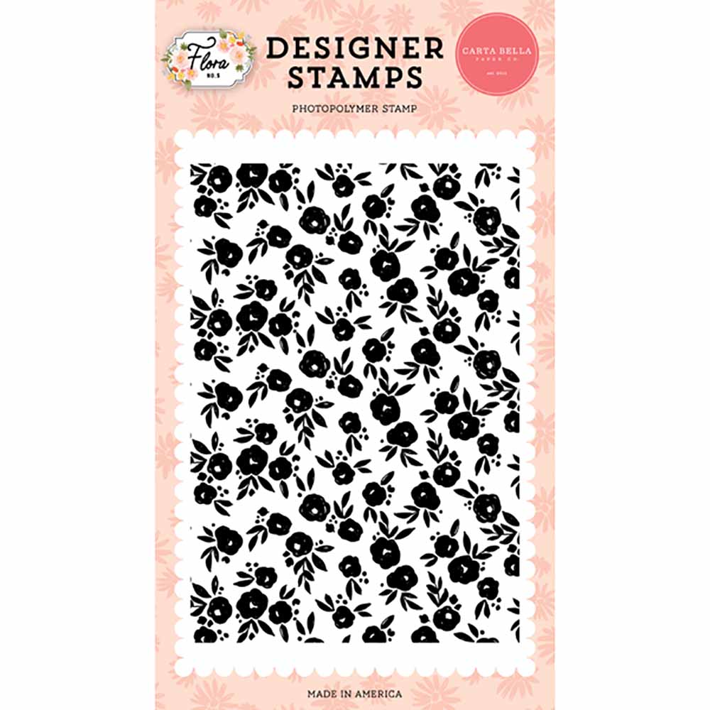 Happy Floral Background Stamp Set – Flora No Online now