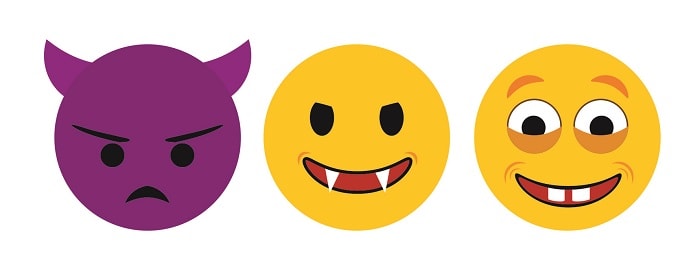 Emoji Series 5: Mischief and Fun SVG Image File Download for Craft Projects Fashion