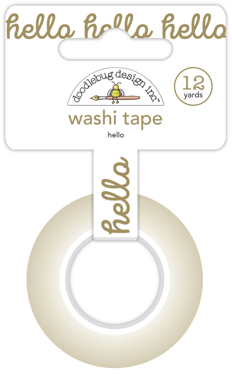 Hello Washi Tape  – Doodlebug on Sale