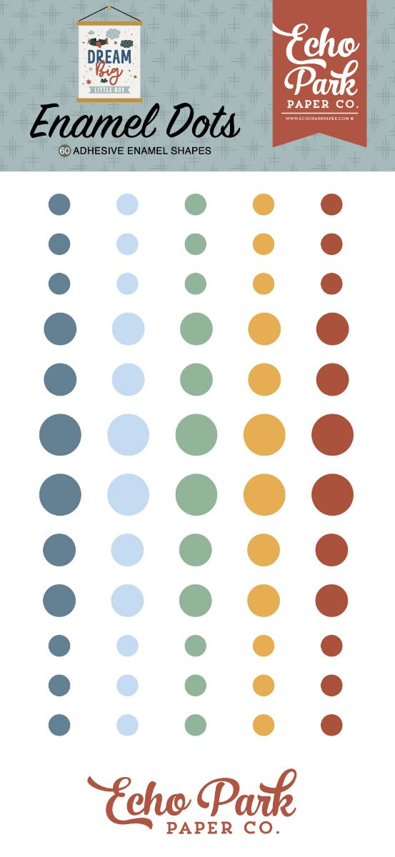Enamel Dots – Dream Big Little Boy – Echo Park Discount