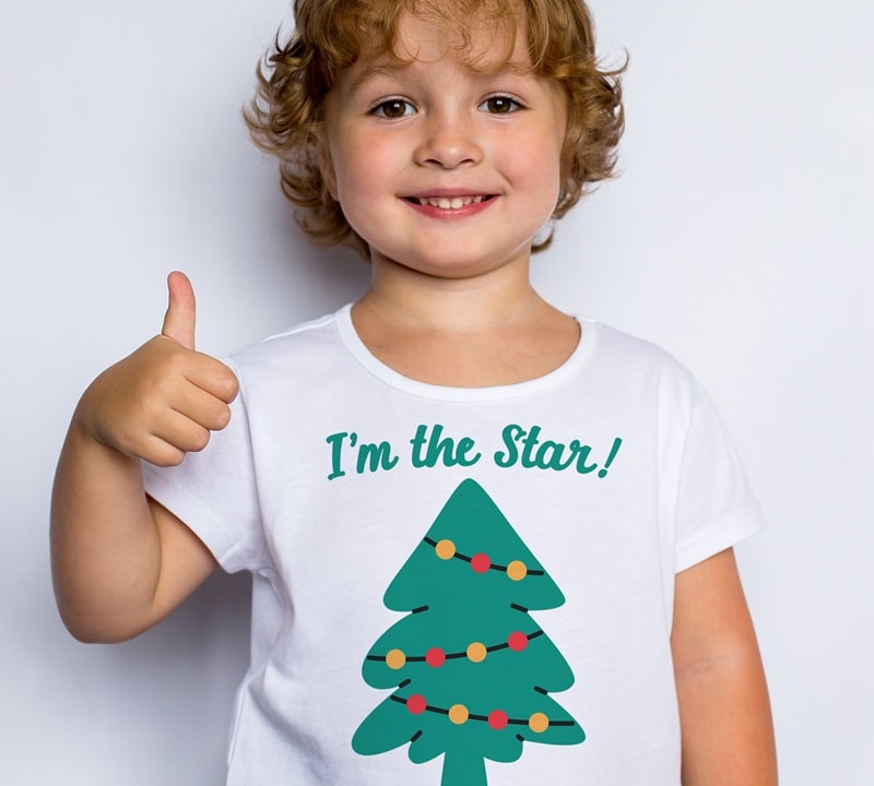I’m the Star Christmas Tree SVG Image File Download for Christmas Projects on Sale