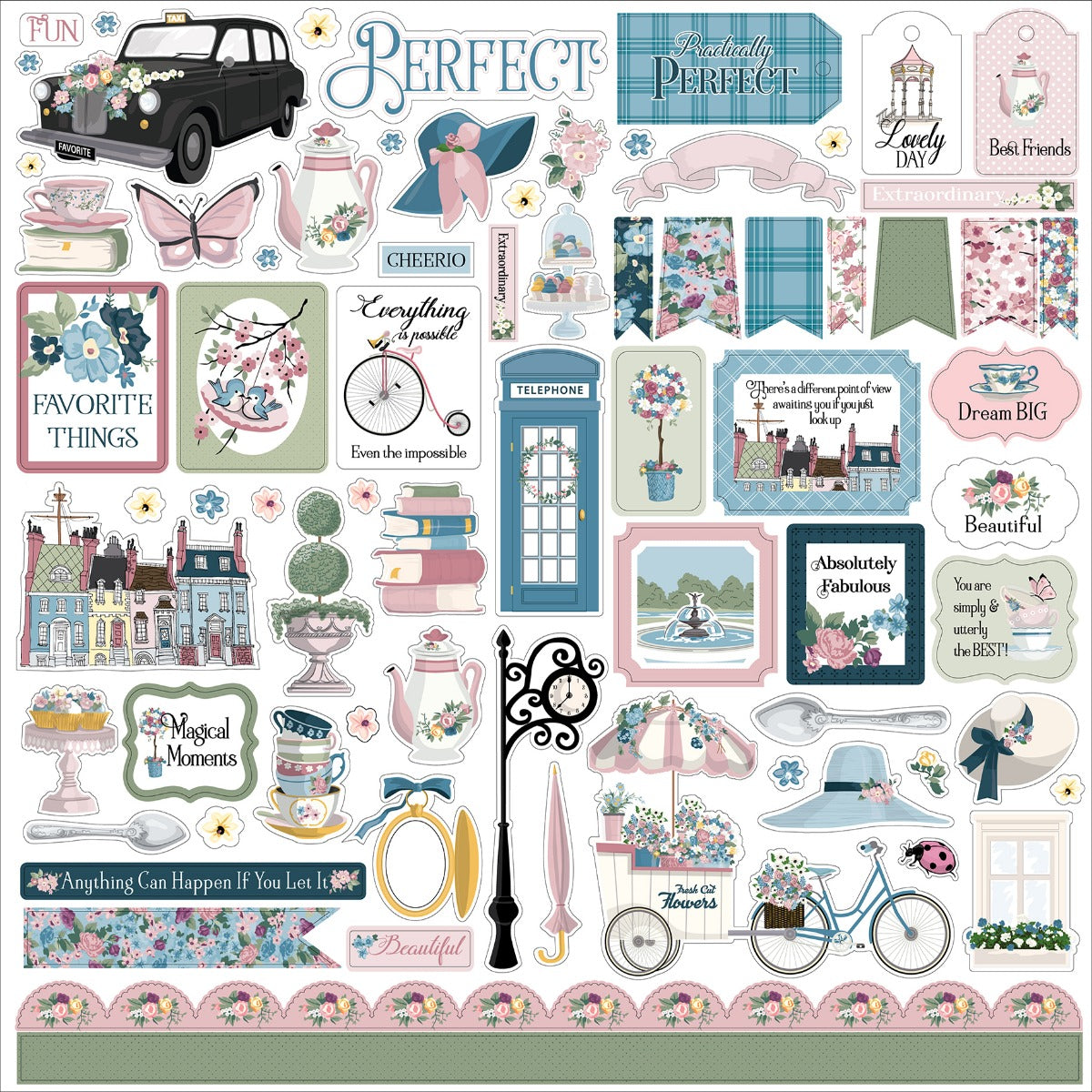 Element Stickers, 12×12 – Steven Duncan – My Favorite Things – Echo Park Online Sale