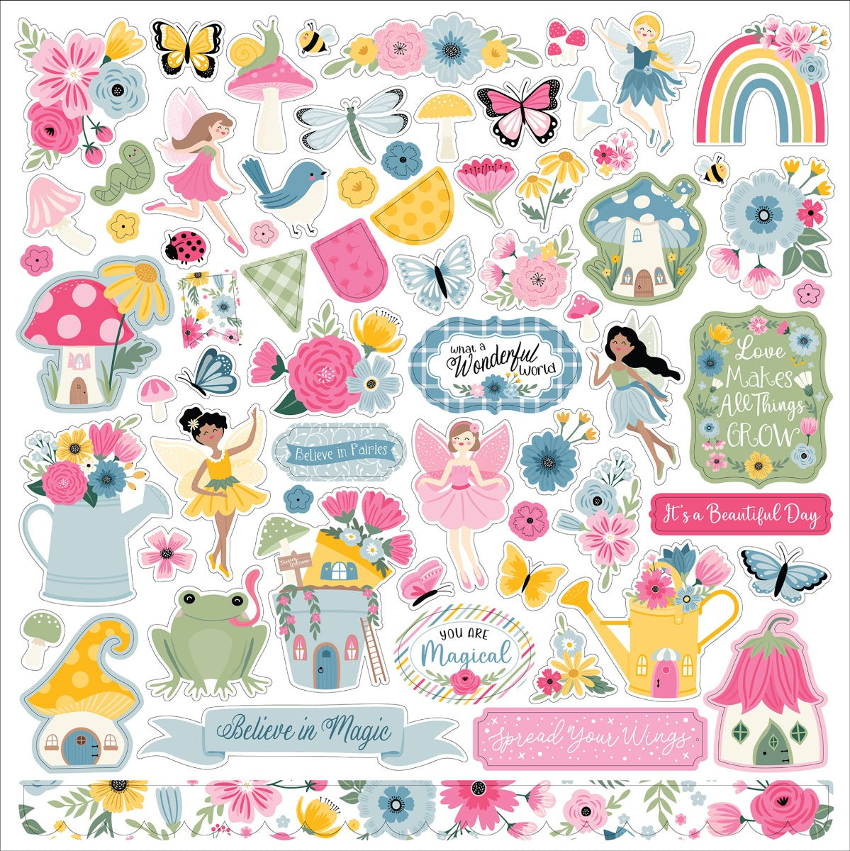 Fairy Garden Element Stickers – Echo Park Discount