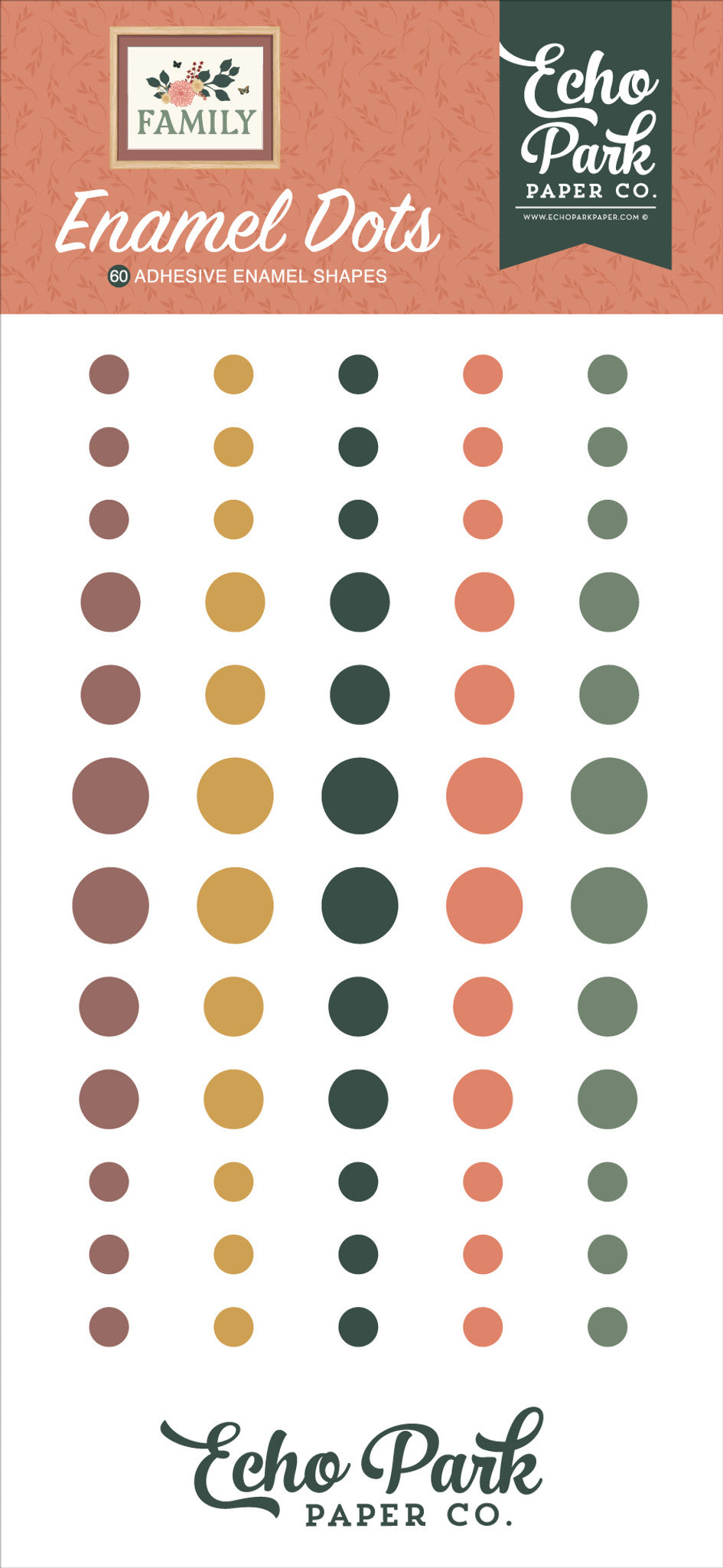 Family Enamel Dots – Echo Park Discount