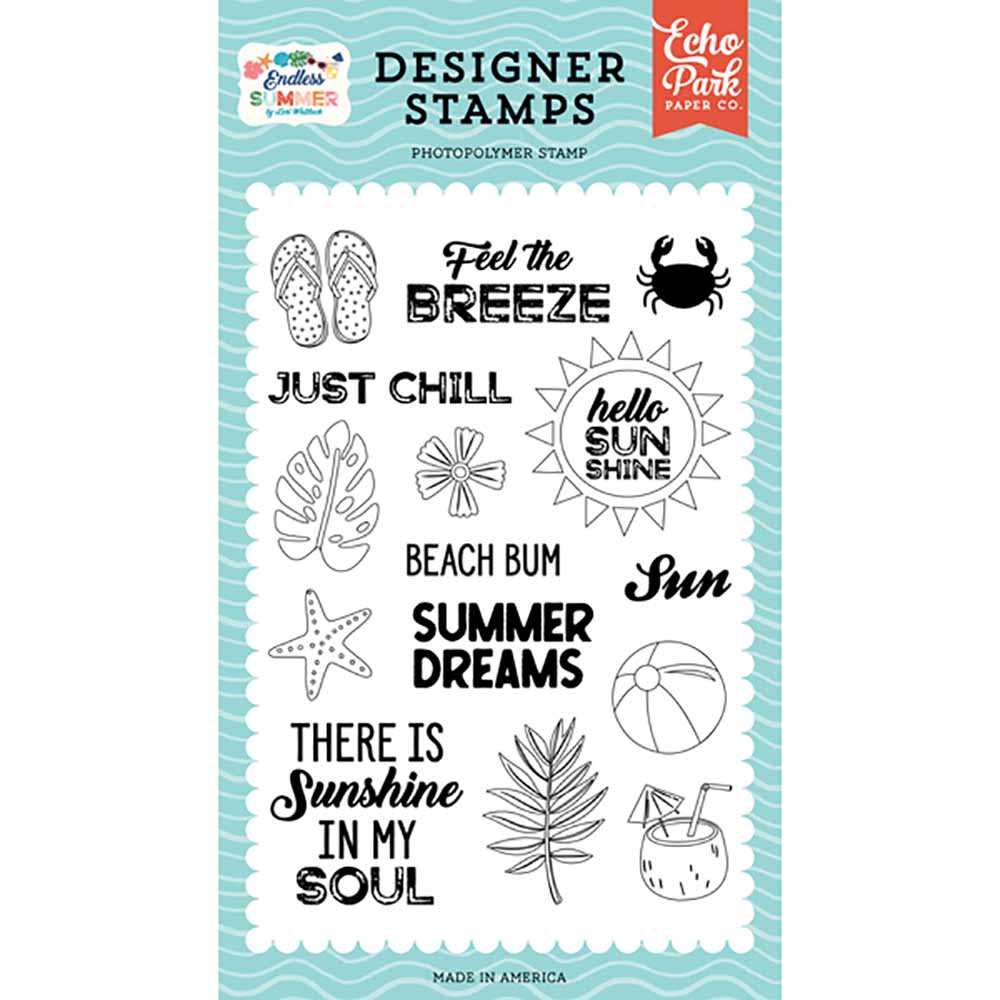 Feel The Breeze Stamp Set – Endless Summer – Echo Park Fashion