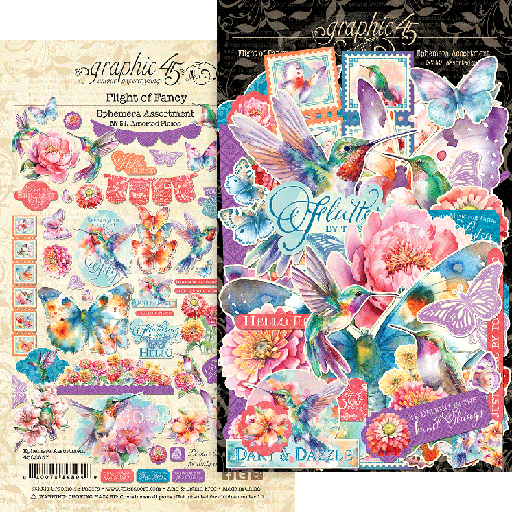 Flight of Fancy Ephemera Set – Graphic 45 Online
