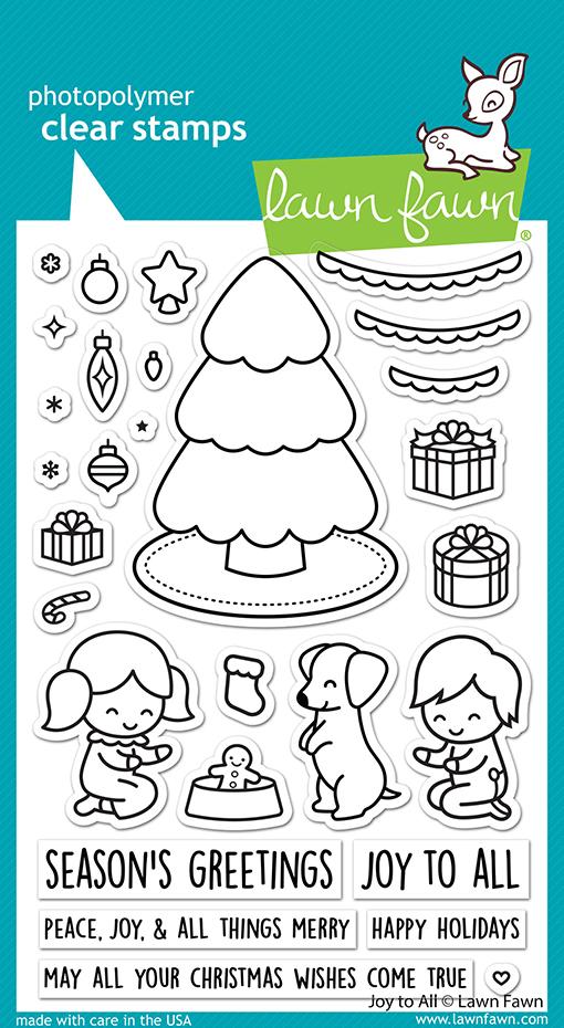 Joy To All Clear Stamp Set – Lawn Fawn Supply