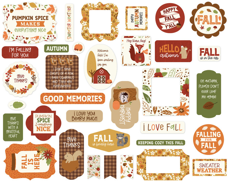 I Love Fall Ephemera – Echo Park Discount