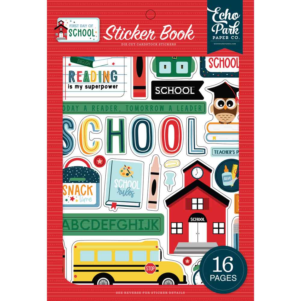 First Day Of School Sticker Book – Echo Park Online Sale