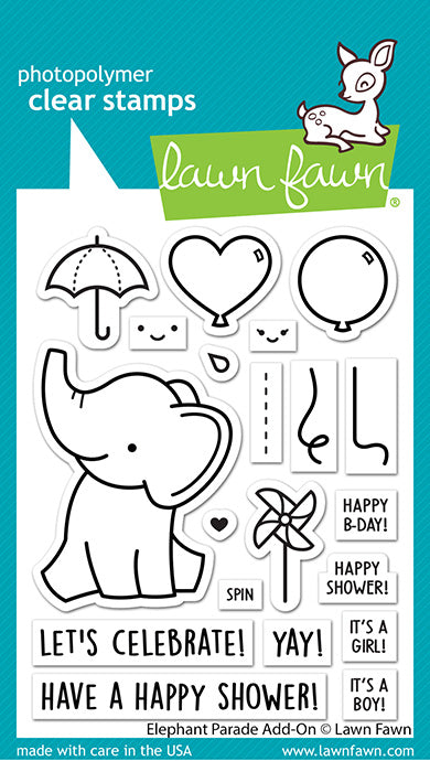 Elephant Parade Add-On- Stamps- Lawn Fawn Online Hot Sale