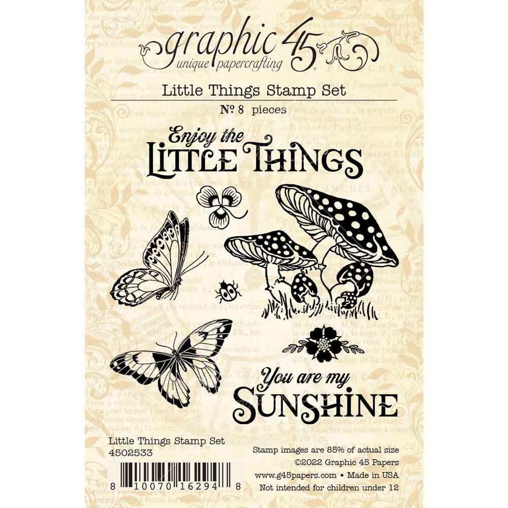 Little Things Stamp Sets – Graphic 45 Supply