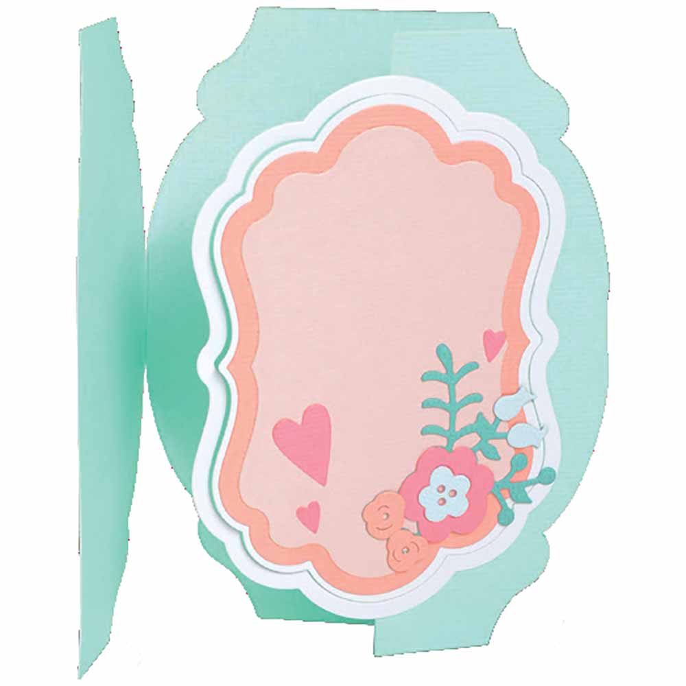 Label Fold-a-Long Card Thinlits Dies – Jen Long – Sizzix Fashion
