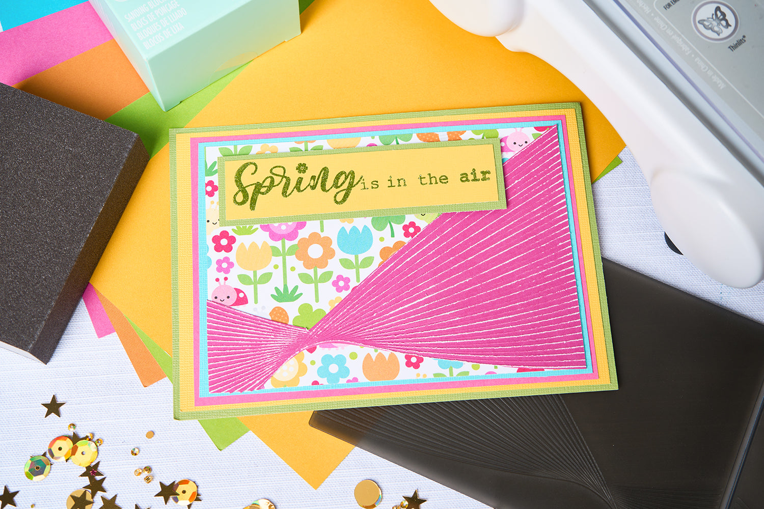 French Twist 3-D Textured Impressions Embossing Folder – Cosmopolitan by Stacey Park – Sizzix Discount