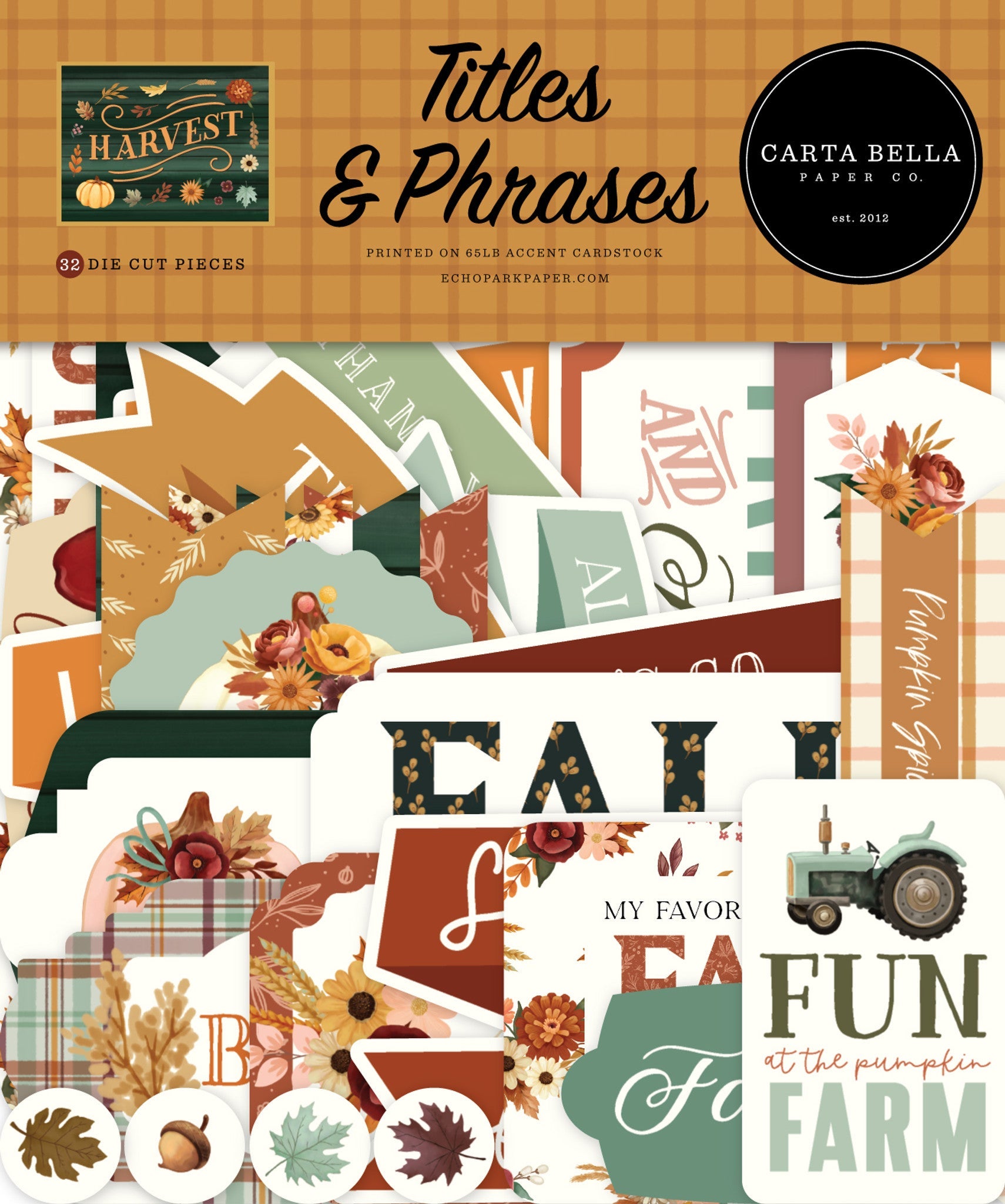 Harvest Titles & Phrases – Carta Bella Discount