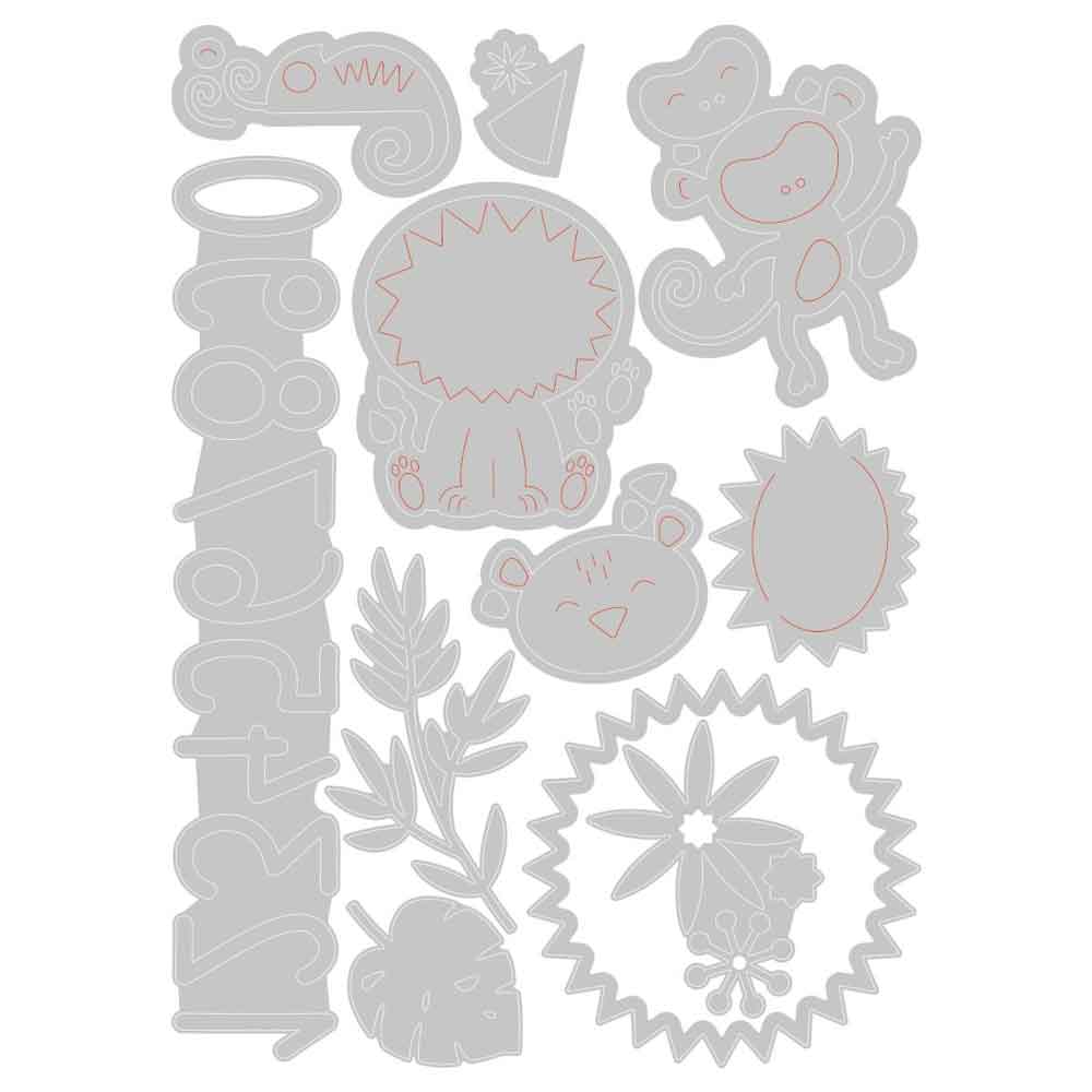 Jungle Fun Thinlits Die Set – Lisa Jones – Sizzix Online Hot Sale