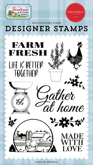 Farm Fresh Stamps – Farmhouse Living – Carta Bella Online