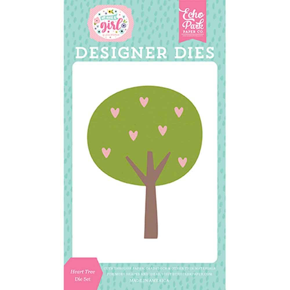 Heart Tree Die Set – All About a Girl – Lori Whitlock – Echo Park Online Sale