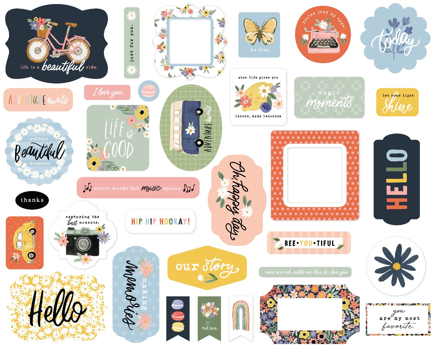 Ephemera – Here, There, and Everywhere – Carta Bella Paper on Sale