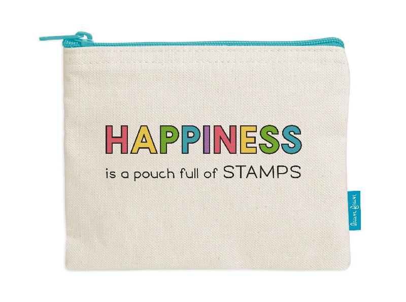 Happiness Is A Pouch Full Of Stamps Zipper Pouch – Lawn Fawn Discount