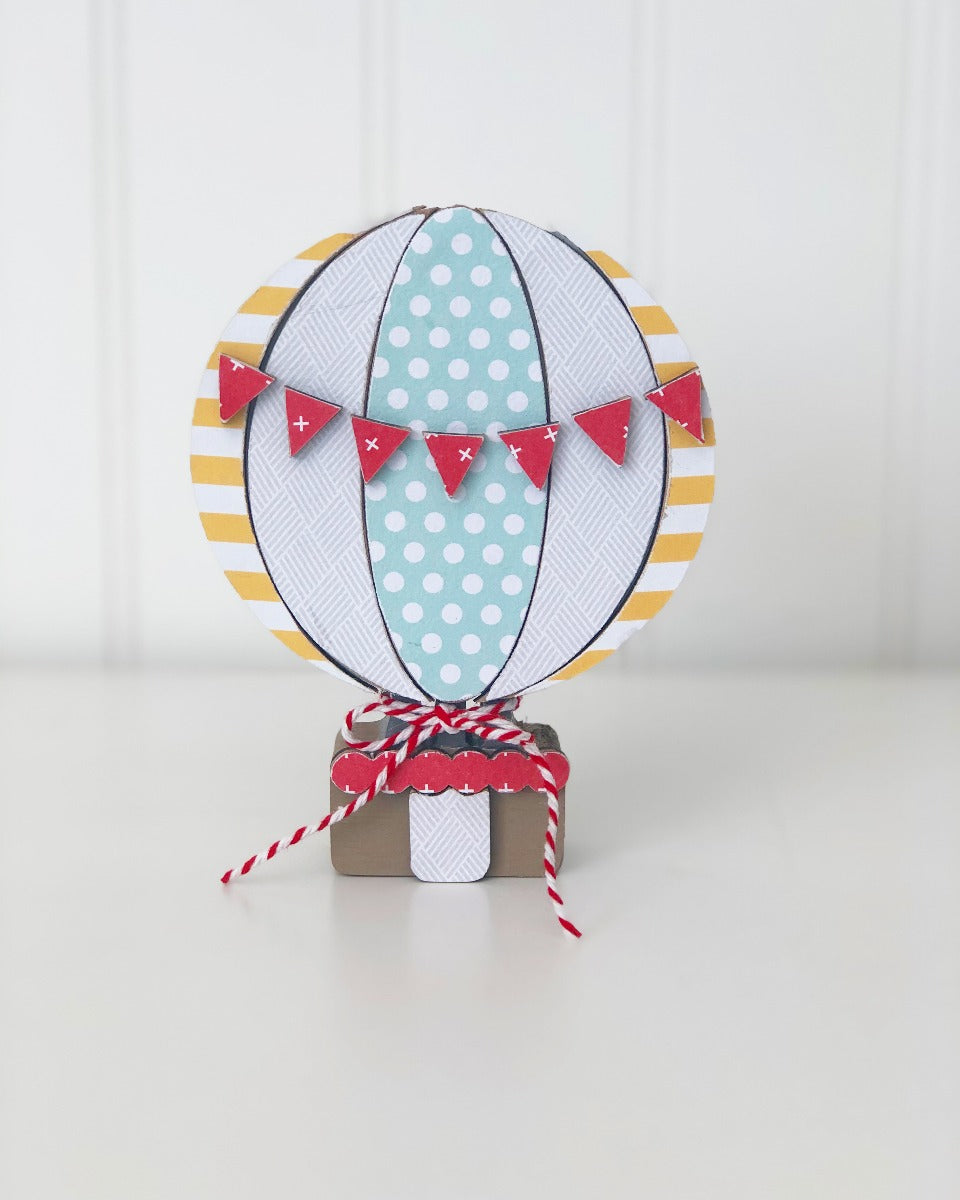 Fly High Hot Air Balloon Unfinished Wood Craft – Home – Foundations Decor Sale