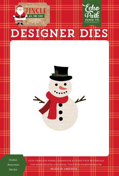Festive Snowman Dies – Jingle All The Way – Echo Park Hot on Sale