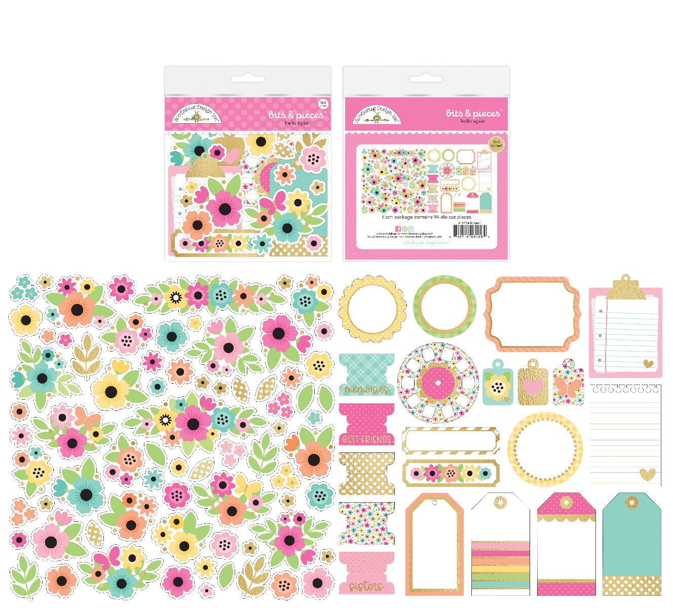 Hello Again Bits & Pieces  – Doodlebug Fashion