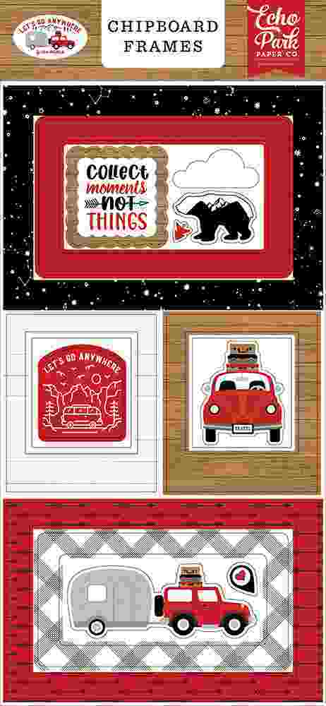 Let’s Go Anywhere Chipboard Frames – Echo Park Online now