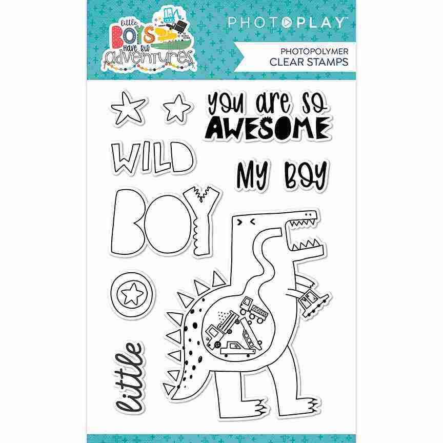 Little Boys Have Big Adventures Stamps – PhotoPlay Hot on Sale