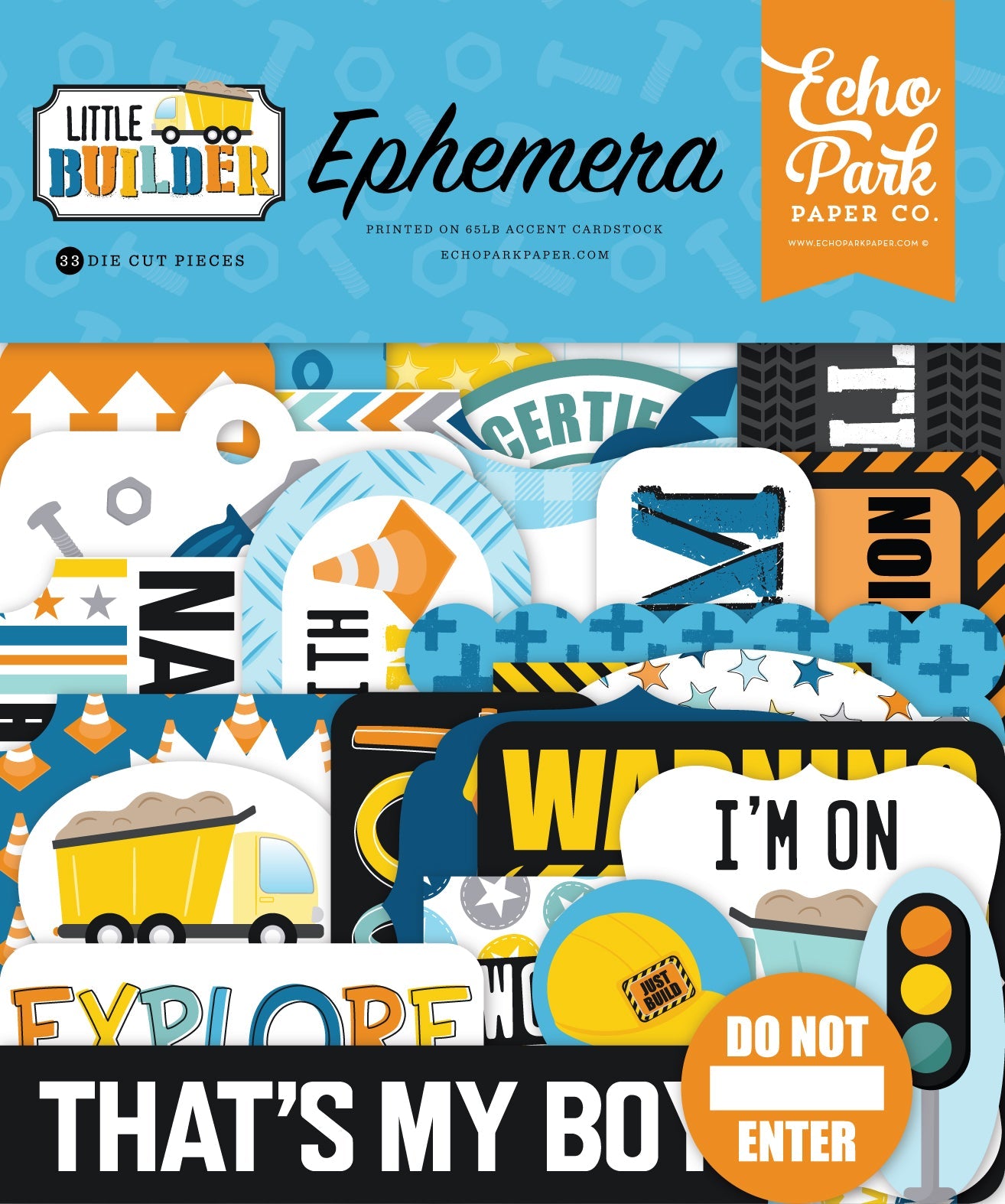 Little Builder Ephemera – Echo Park Hot on Sale