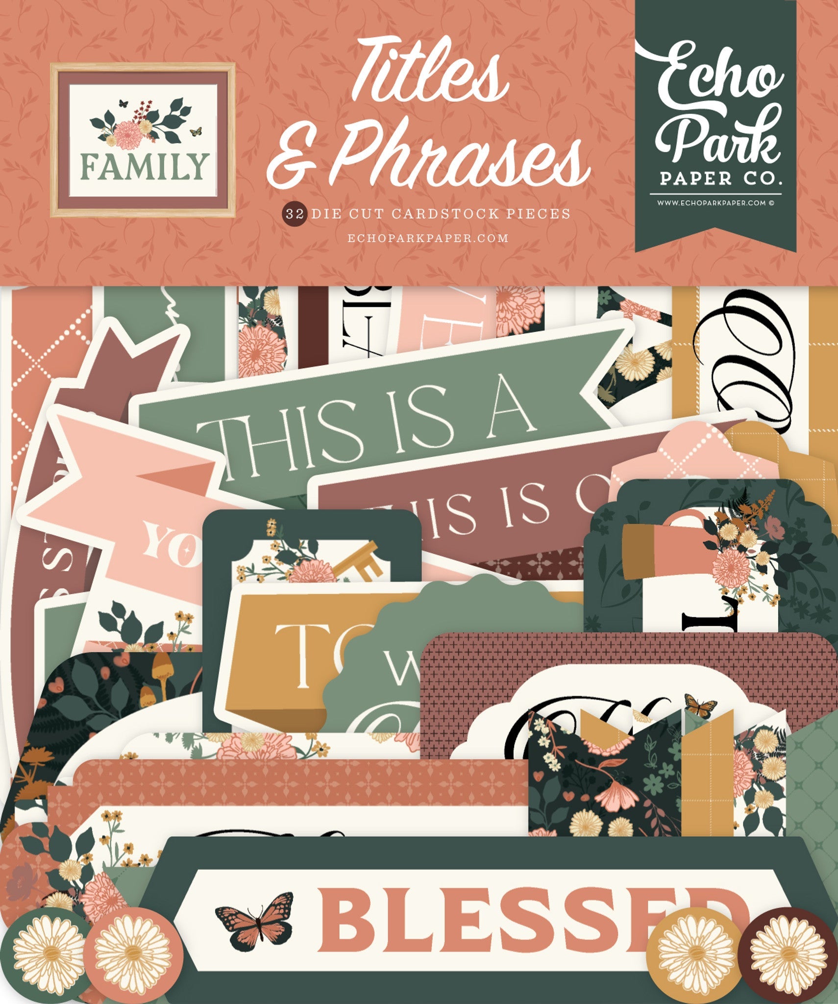 Family Titles & Phrases – Echo Park Online Hot Sale