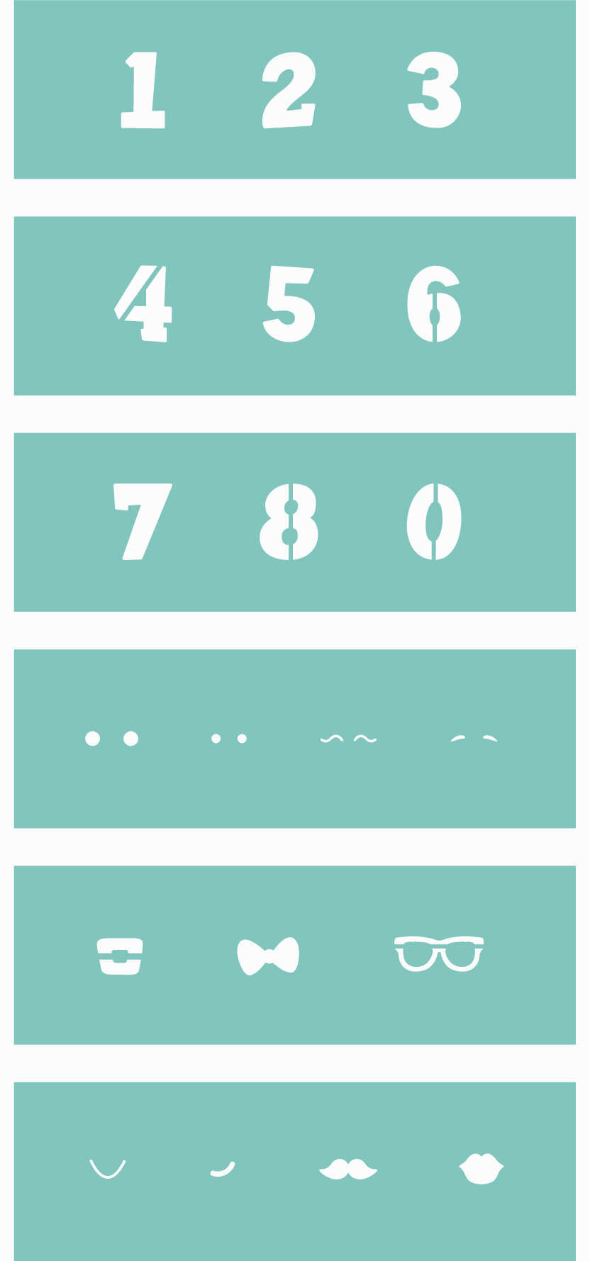 Expressions & Numbers Stencil Pack – Sweet Sugarbelle Online Sale