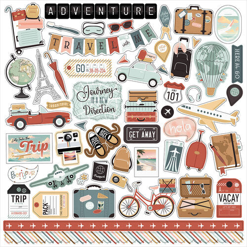 Let’s Take The Trip Element Stickers – Echo Park Fashion