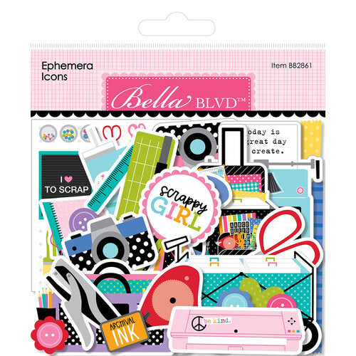 Let’s Scrapbook! Ephemera Icons – Bella Blvd on Sale